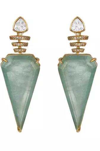 Turquoise gold plated necklace-sets