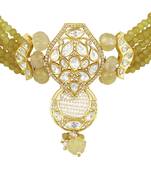 Yellow gold plated necklace-sets