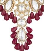 Red gold plated necklace-sets