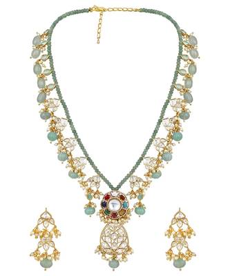 Multicolor gold plated necklace-sets 2