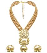 Gold gold plated necklace-sets
