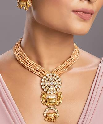 Gold gold plated necklace-sets 2