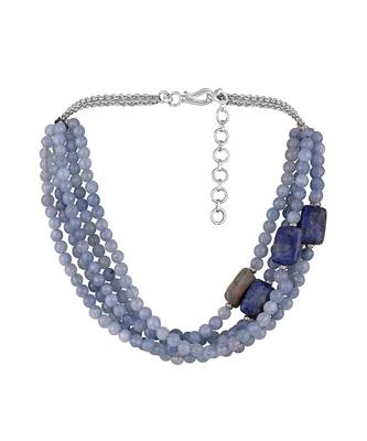 Blue gold plated necklaces 3