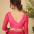 Magenta green bandhani chiffon traditional dual shaded saree with blouse