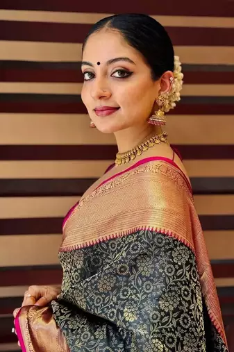 silk blend sarees with blouse