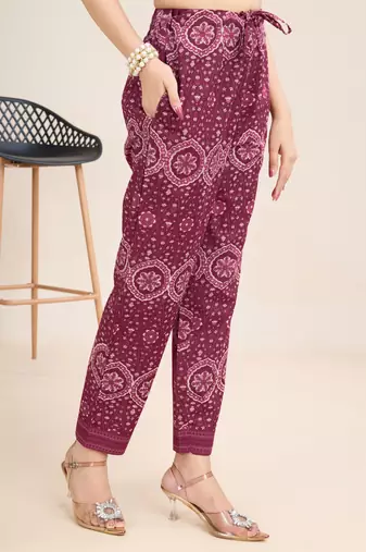  Cotton Printed Salwar Suit Set Kurta Pant with Dupatta