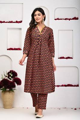 Beauty of brown kurta set for women 1