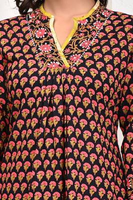 Beauty of brown kurta set for women 3
