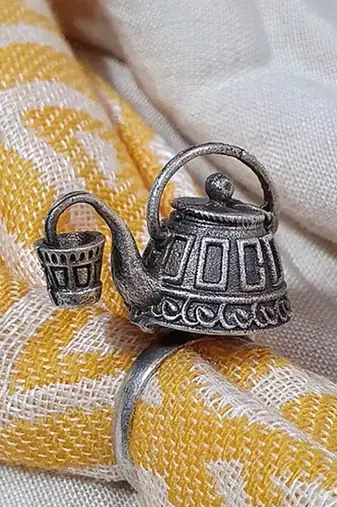 Indian german silver ring