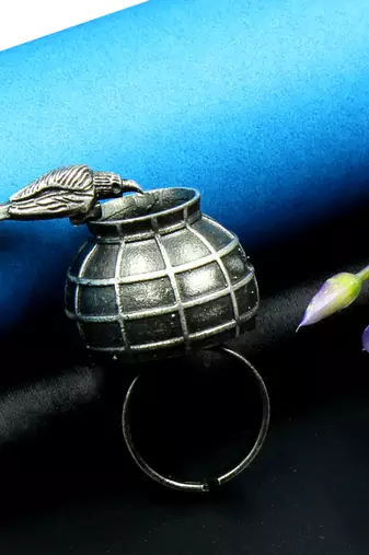 Indian german silver ring