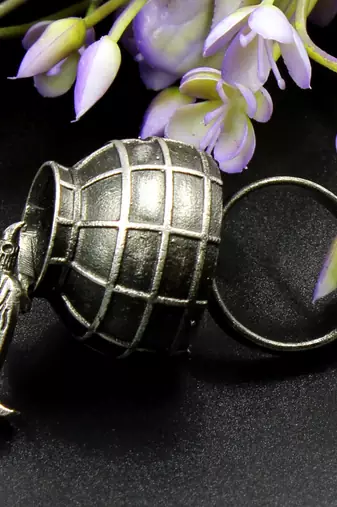 Indian german silver ring
