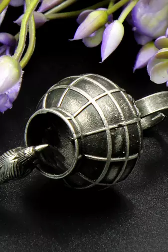Indian german silver ring