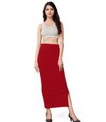 Stretchy polyetster  saree shapewear petticoat for women