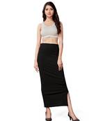 Stretchy polyetster  saree shapewear petticoat for women