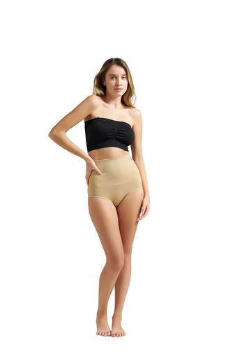 Women's nylon spandex high waist tummy tucker control brief /panty