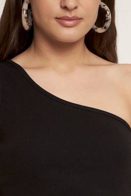 Casual no sleeve solid  black top 5