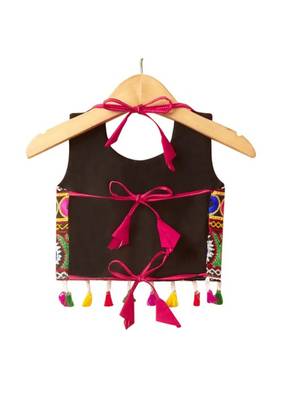 Banjara India Kutchi Emboidered Blue Girls Chaniya Choli with Dupatta (CC-DROP) - PINK 6