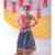 Blue kutch work embroideblue lehenga choli set with dupatta