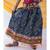 Blue kutch work embroideblue lehenga choli set with dupatta