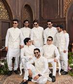 Yellow digital print on art silk  3pcs jacket set