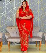 SALE New African Fashion Sudanese Saree Dress Toub Sudanese Wedding Kaftan Dress