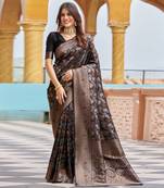silk blend sarees with blouse