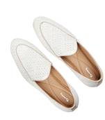 Tanny shoes men's jacquard material white ethnic shoe for bridal casual party