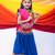 Banjara india girls kutch work embroideblue lehenga choli set with dupatta (cc1-wild) - blue