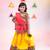 Banjara india girls kutch work embroideyellow lehenga choli set with dupatta (cc1-wild) - yellow