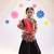 Banjara india girls kutch work embroidered lehenga choli set with dupatta (cc1-wild) - black