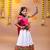 Banjara india girls kutch work embroidered lehenga choli set with dupatta (cc1-wild) - white