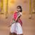 Banjara india girls kutch work embroidered lehenga choli set with dupatta (cc1-wild) - white