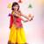 Banjara india girls kutch work embroideyellow lehenga choli set with dupatta (cc1-wild) - yellow