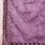 women purple silk blend yoke design zari straight kurta palazzo with dupatta