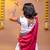 Banjara india girls kutch work embroidered lehenga choli set with dupatta (cc1-wild) - white