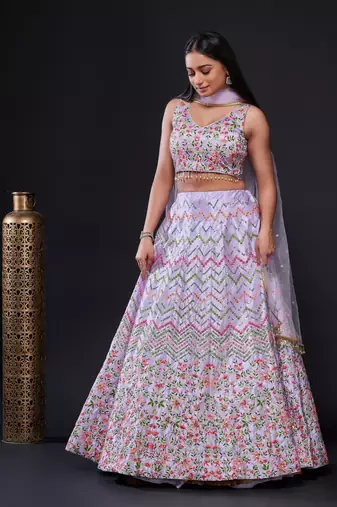 Designer Bollywood Style Wedding Wear Lehenga Choli
