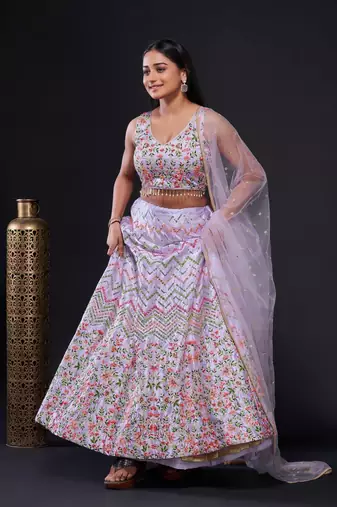 Designer Bollywood Style Wedding Wear Lehenga Choli