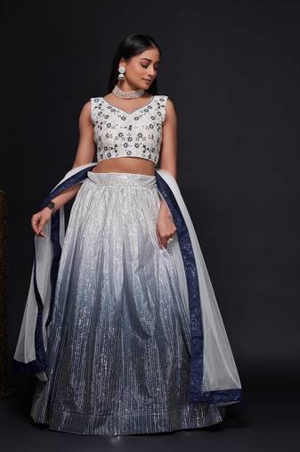 Designer Bollywood Style Wedding Wear Lehenga Choli