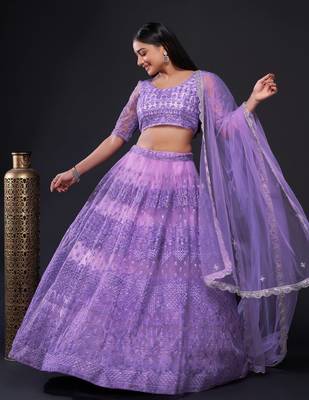Designer Bollywood Style Wedding Wear Lehenga Choli 1