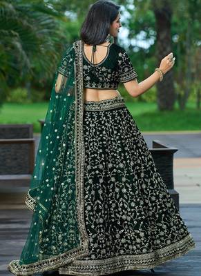 Designer Bollywood Style Wedding Lehenga Choli 2