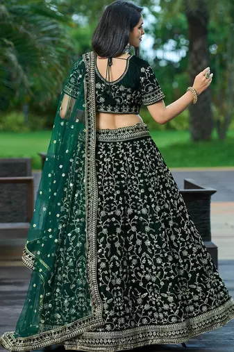 Designer Bollywood Style Wedding Lehenga Choli