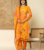  pure oragnza kurta set with pant and organza dupatta comes with cotton lining and intricate handwork
