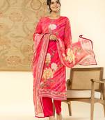  oragnza kurta dupatta set with lining and intricate handwork