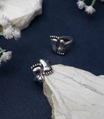 Charan oxidised toe ring with traditional design
