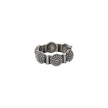 Stacked bracelet set with traditional motifs and contemporary design 4