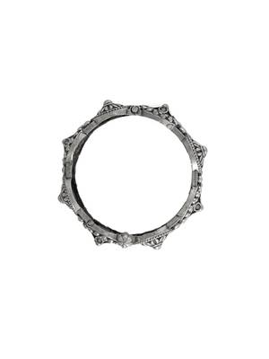 Silver-plated stacked bracelet set with delicate details 5