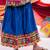 Banjara india girls kutch work embroideblue lehenga choli set with dupatta (cc-dmnd) - blue