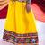 Banjara india girls kutch work embroideyellow lehenga choli set with dupatta (cc-dmnd) - yellow
