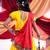Banjara india girls kutch work embroideyellow lehenga choli set with dupatta (cc-dmnd) - yellow