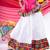 Banjara india girls kutch work embroidered lehenga choli set with dupatta (cc-dmnd) - white